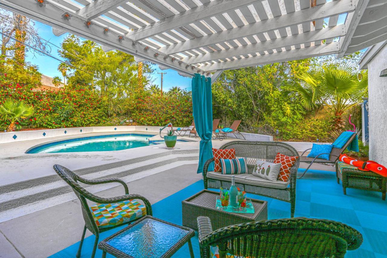 Sunny Times in Palm Springs Villa Bagian luar foto