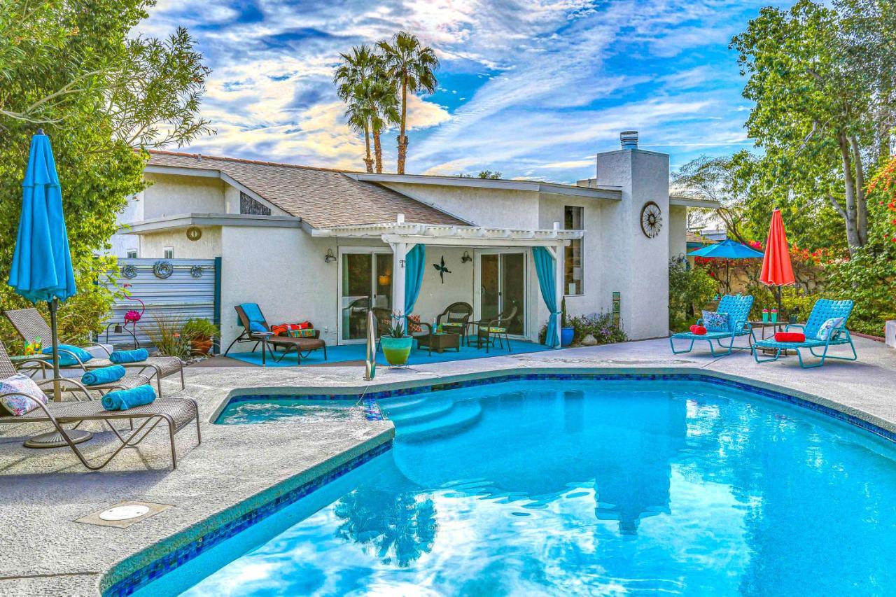 Sunny Times in Palm Springs Villa Bagian luar foto